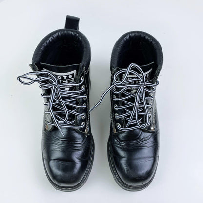 vintage 90s roots tuff leather hiking boots - size 6