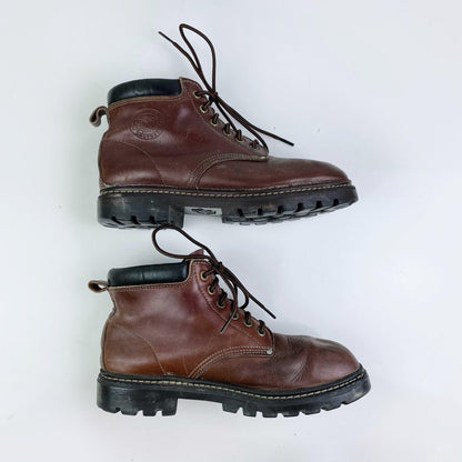 vintage 00's roots tuff leather hiking boots - size 9