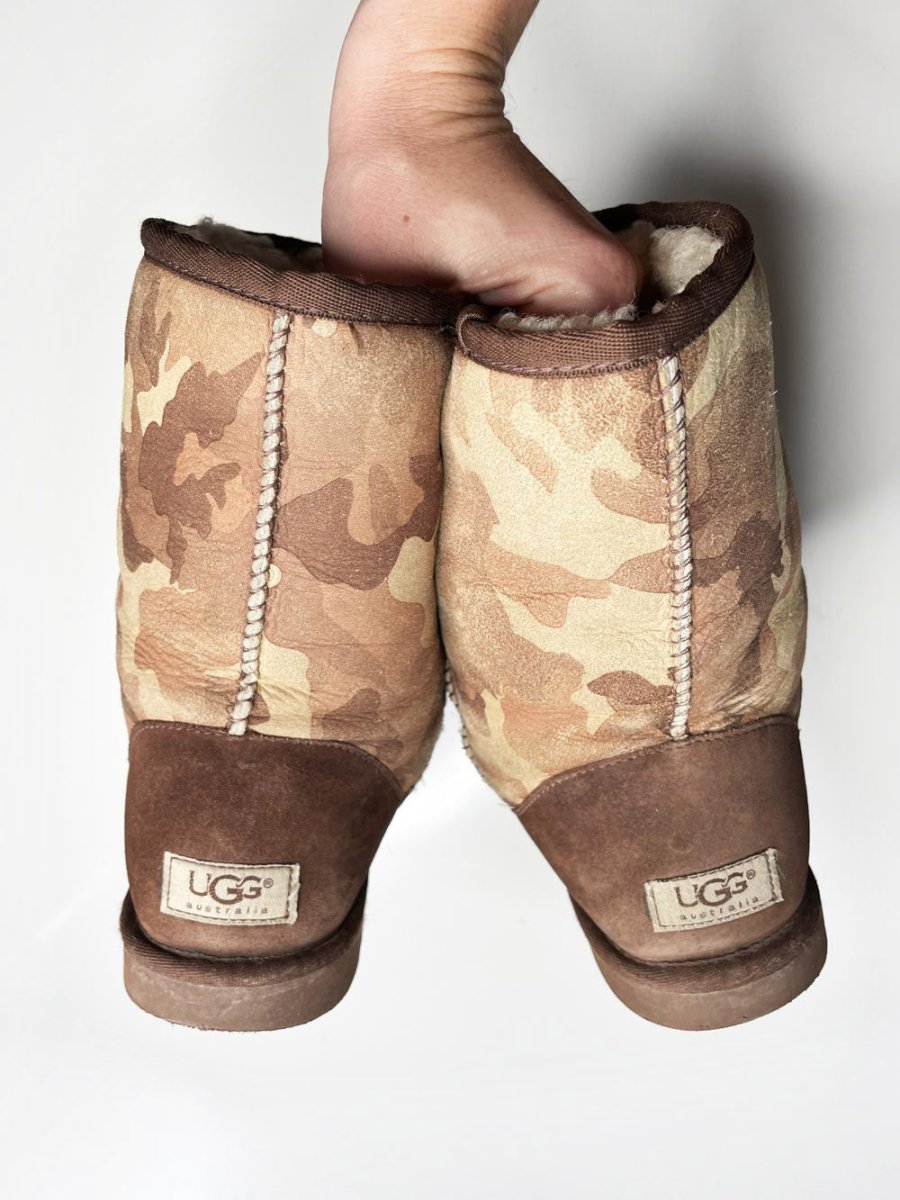 ugg camo class short sheepskin boots - good market thrift store