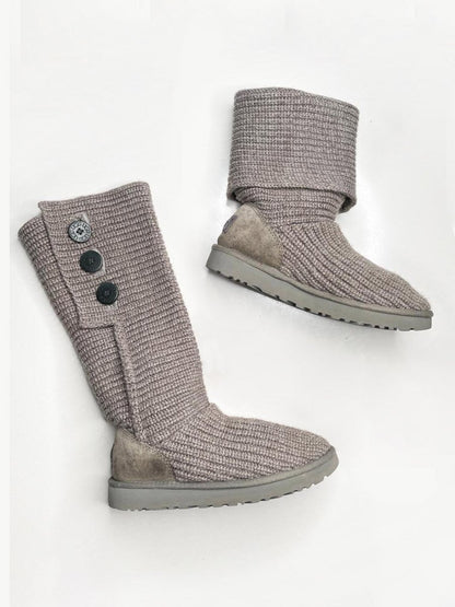 ugg classic cardy knit wool boots - good market thrift store