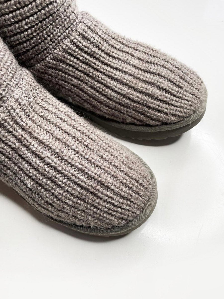 ugg classic cardy knit wool boots - good market thrift store
