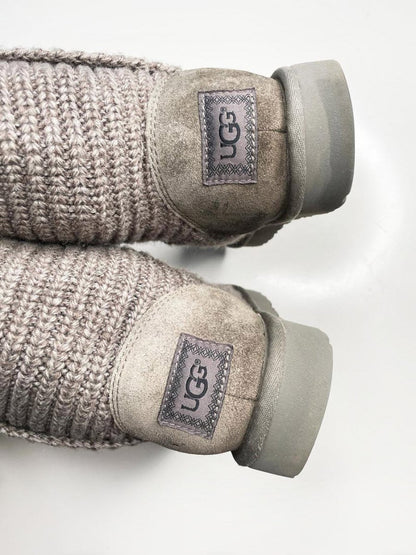 ugg classic cardy knit wool boots - good market thrift store