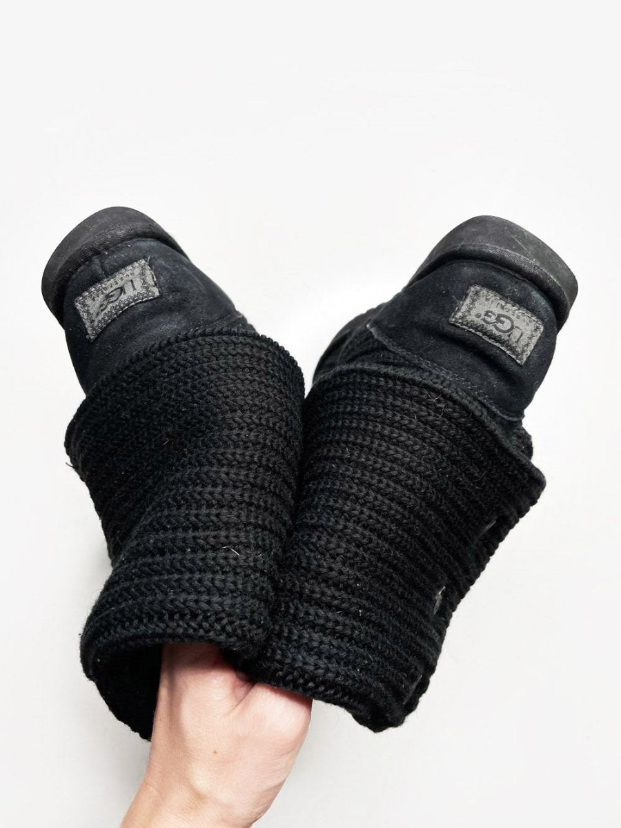 ugg classic cardy knit wool boots - good market thrift store