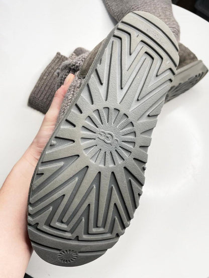 ugg classic cardy knit wool boots - good market thrift store