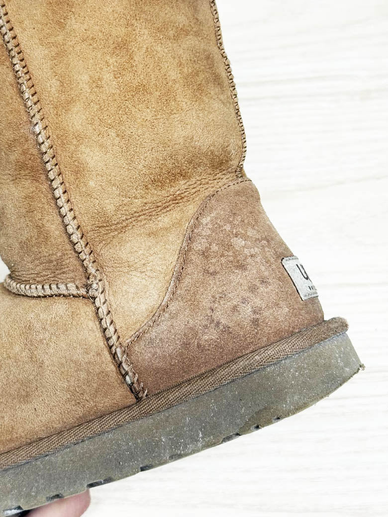 ugg classic short chestnut sheepskin boots - good market thrift store