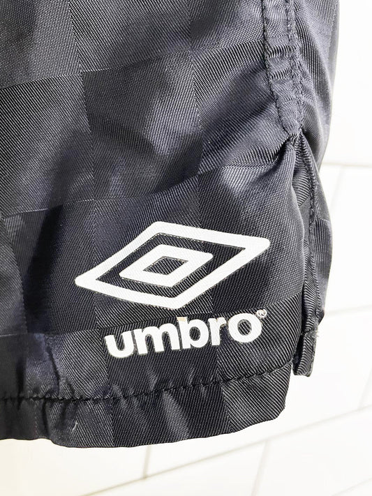 umbro sateen checker sporty prep athletic shorts - good market thrift store