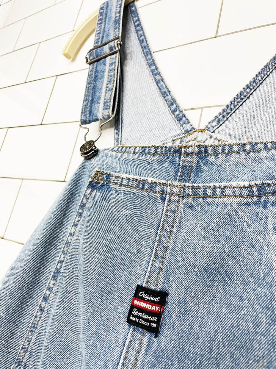 unionbay baggy denim overalls - good market thrift store