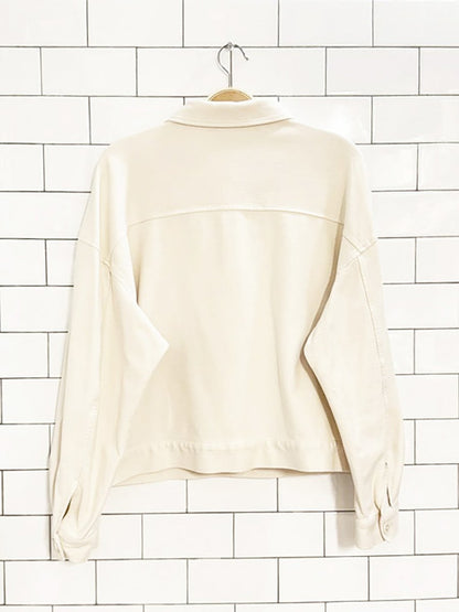 uniqlo full button light jersey jacket - good market thrift store