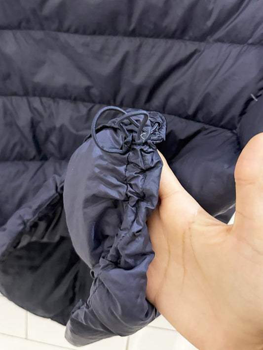 uniqlo ultra light down puffer vest | drawstring hem - good market thrift store