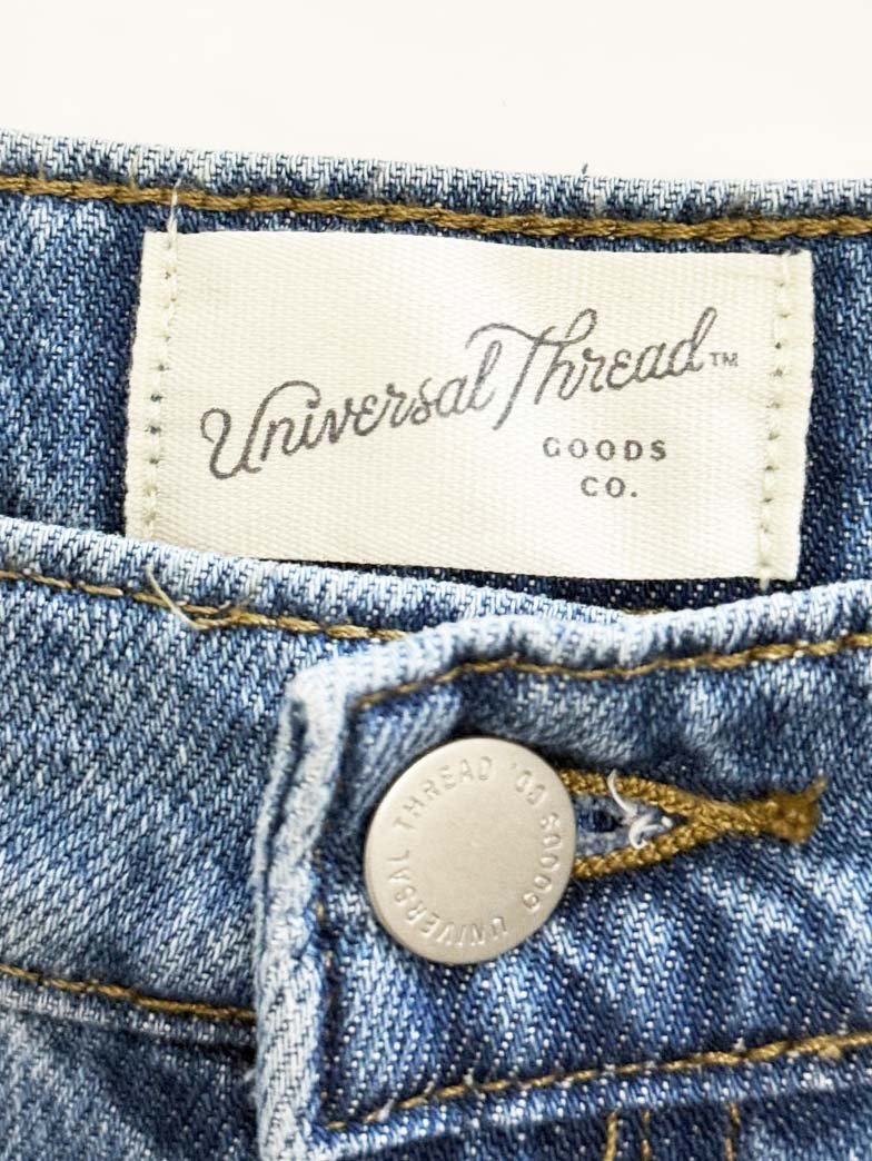 universal thread a - line full denim maxi skirt - good market thrift store