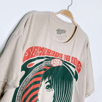 UO jefferson airplane oversized t-shirt dress