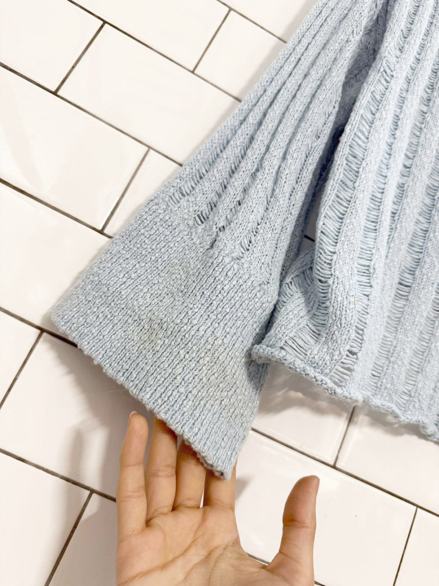 UO bdg everette textured polo knit sweater | urban outfitters - good market thrift store