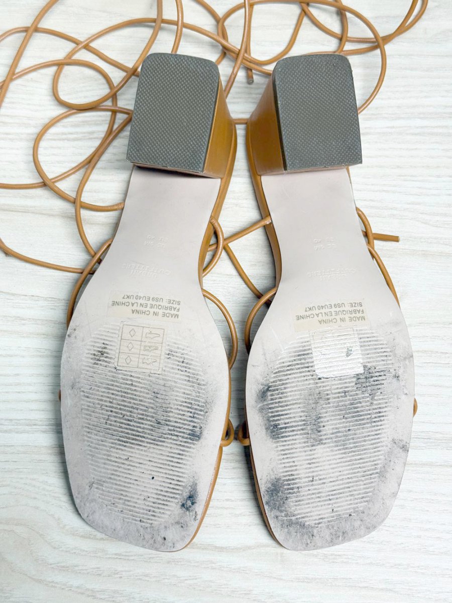 UO sloan square - toe strappy block heel | urban outfitters - good market thrift store