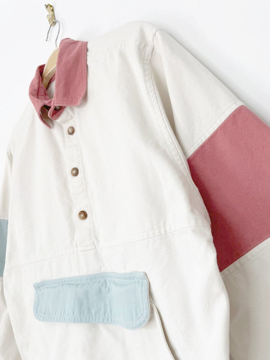 upper form 2026 regatta pullover shirt jacket | 100% organic cotton | made in usa - good market thrift store