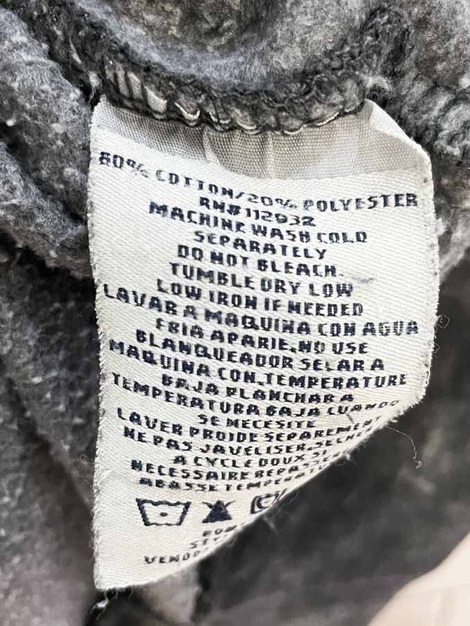 us vintage palm springs spellout acid wash sweatshirt | made in usa - good market thrift store