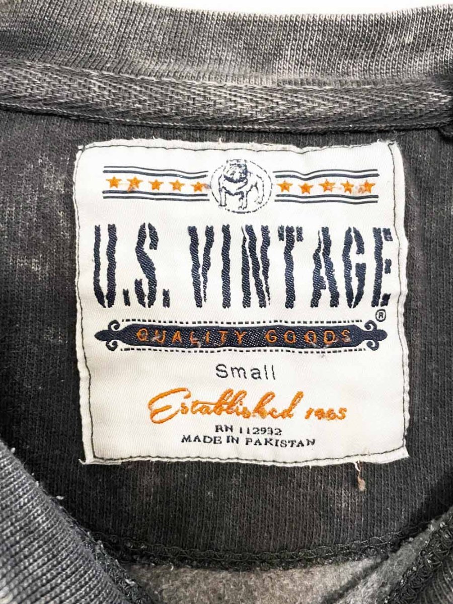 us vintage palm springs spellout acid wash sweatshirt | made in usa - good market thrift store