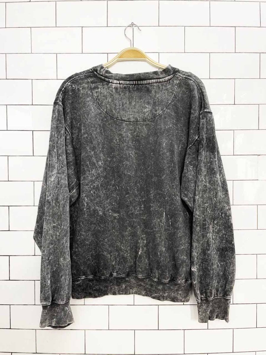 us vintage palm springs spellout acid wash sweatshirt | made in usa - good market thrift store