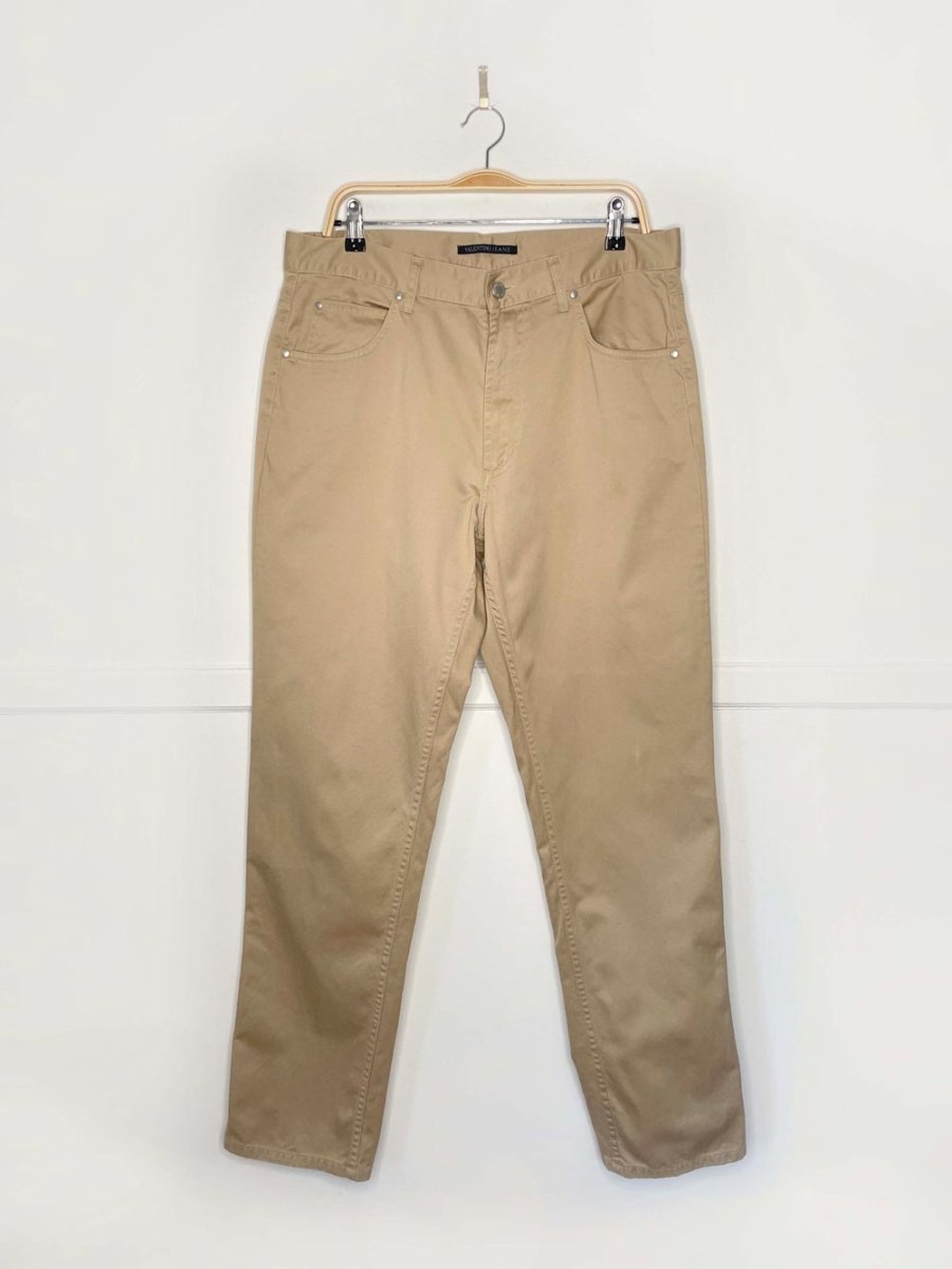 valentino jeans cotton classic fit pant | made in Italy - good market thrift store