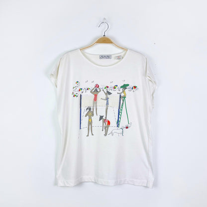 vintage barbara sue sport beach volleyball tee