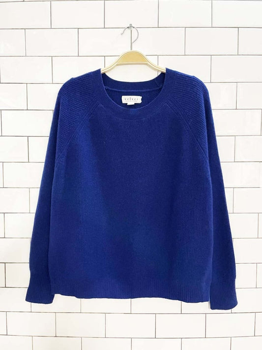 velvet by graham and spencer 100% cashmere sweater - good market thrift store