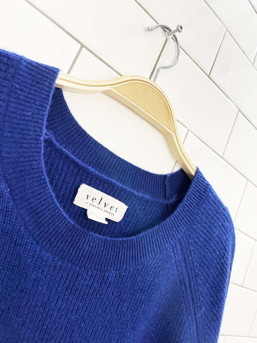 velvet by graham and spencer 100% cashmere sweater - good market thrift store