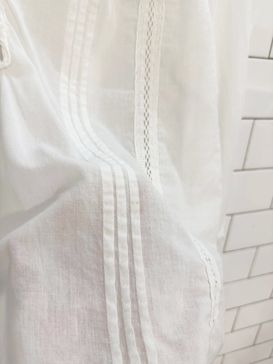 velvet by graham & spencer hope boho balloon sleeve lace trim blouse - good market thrift store