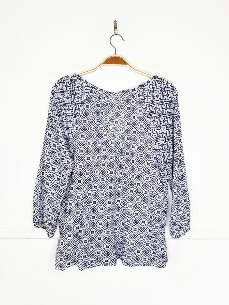 velvet by graham & spencer sicily boho tassel blouse | anthropologie - good market thrift store