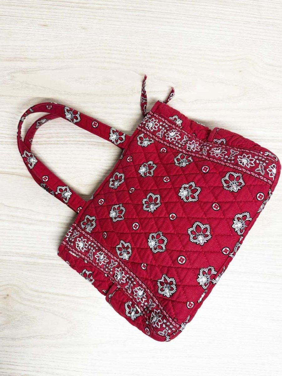 vera bradley bandana paisley quilted hand bag | anthropologie - good market thrift store