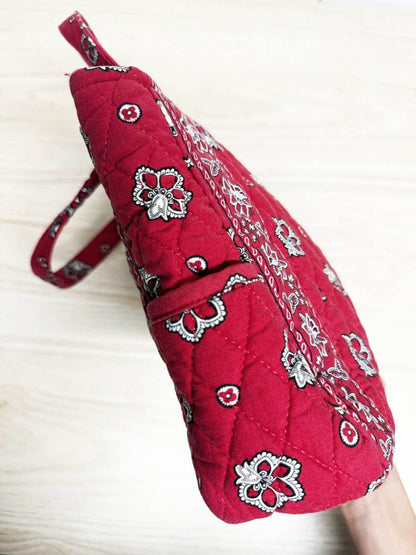 vera bradley bandana paisley quilted hand bag | anthropologie - good market thrift store