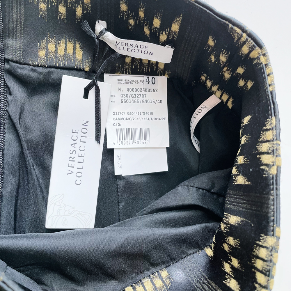 nwt versace collection high rise pencil skirt - size 40 EU