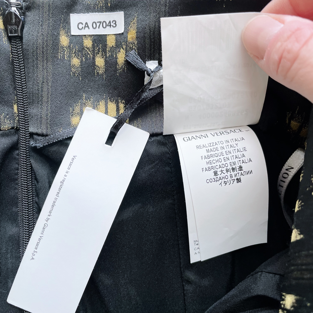 nwt versace collection high rise pencil skirt - size 40 EU