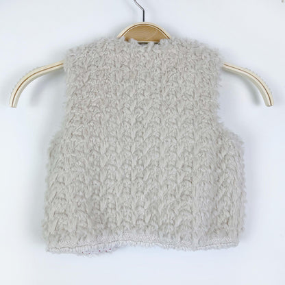 osh kosh faux fur boho vest - size 4T-5T