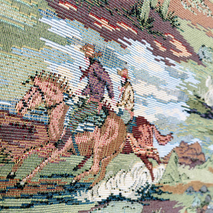 vintage skull concho woven outback tapestry vest