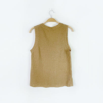 vintage roots wool argyle sweater vest