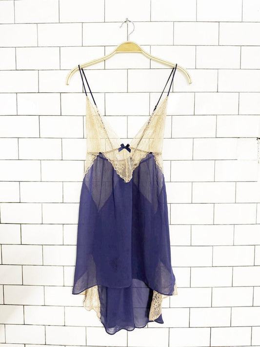 victoria secret sheer lace lingerie slip dress - good market thrift store