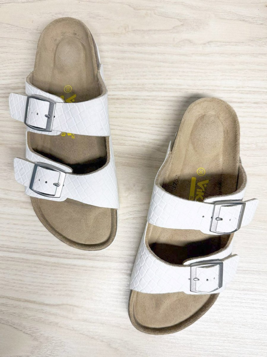 vikings chatham cork sole buckle sandals - good market thrift store
