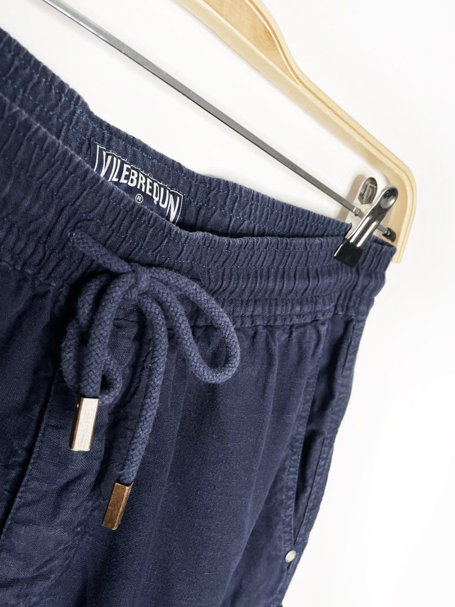 vilebrequin 100% linen cargo pants - good market thrift store