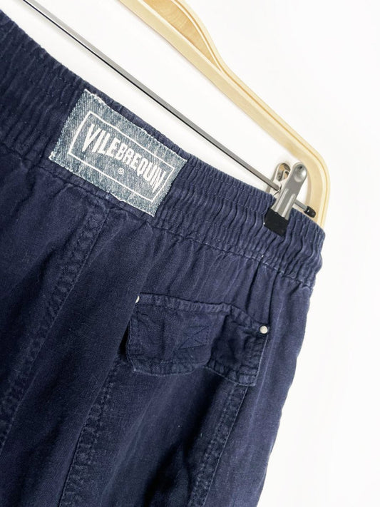 vilebrequin 100% linen cargo pants - good market thrift store