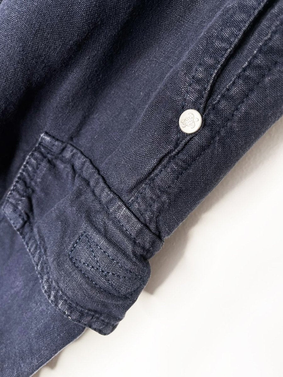 vilebrequin 100% linen cargo pants - good market thrift store