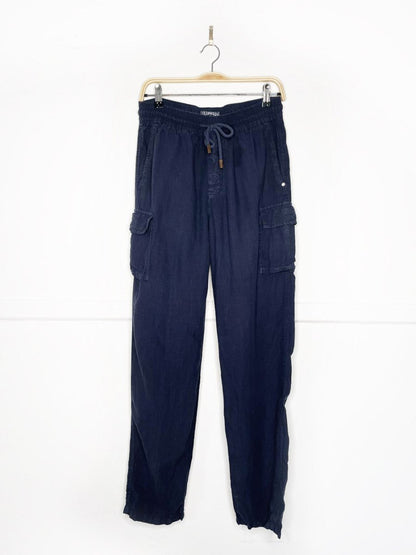 vilebrequin 100% linen cargo pants - good market thrift store