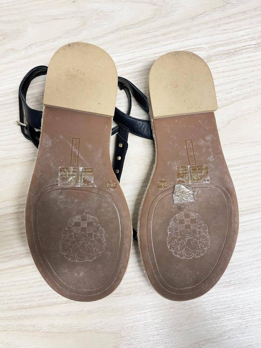 vince camuto kelmia studded espadrilles thong sandal - good market thrift store