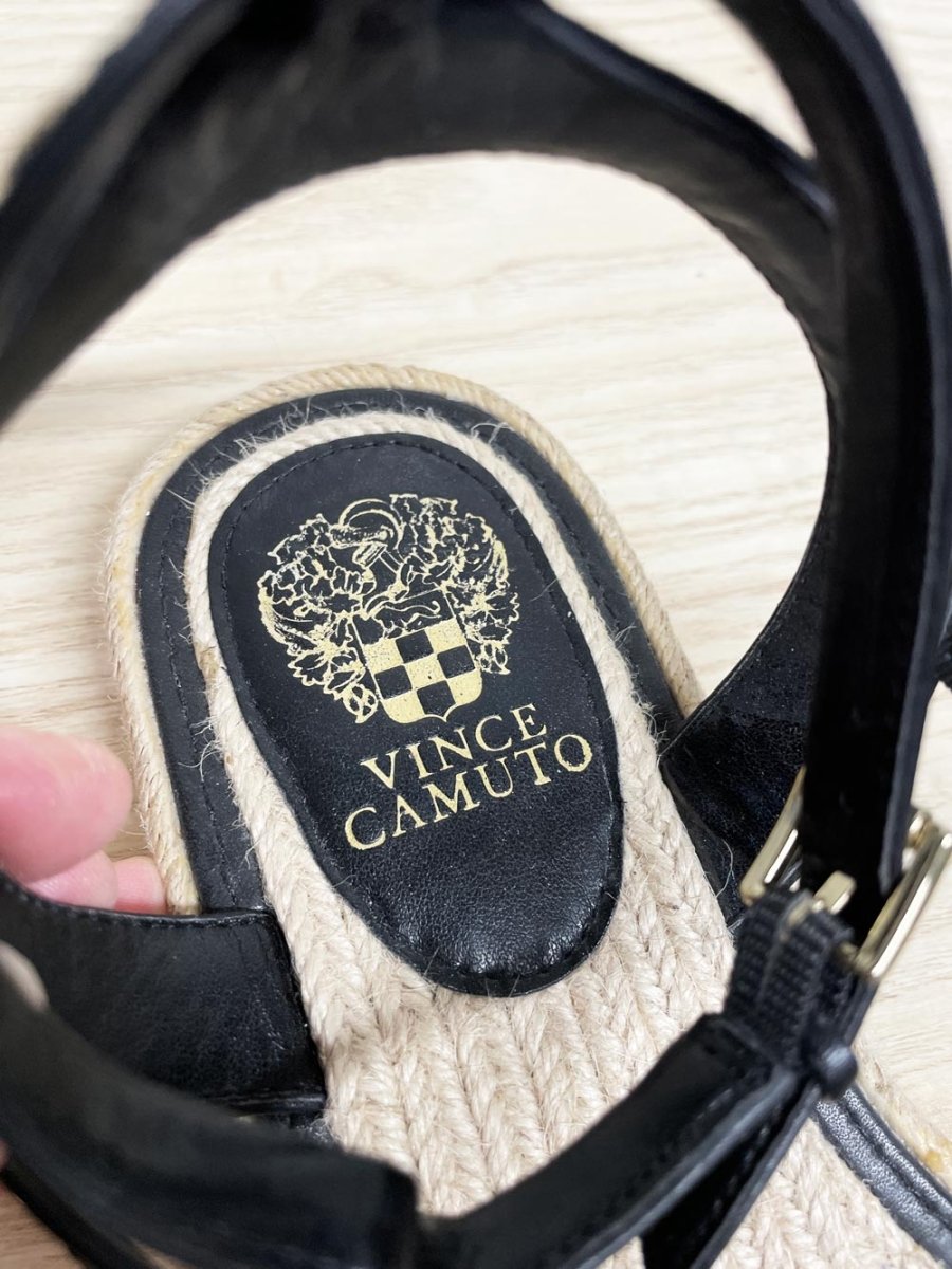 vince camuto kelmia studded espadrilles thong sandal - good market thrift store