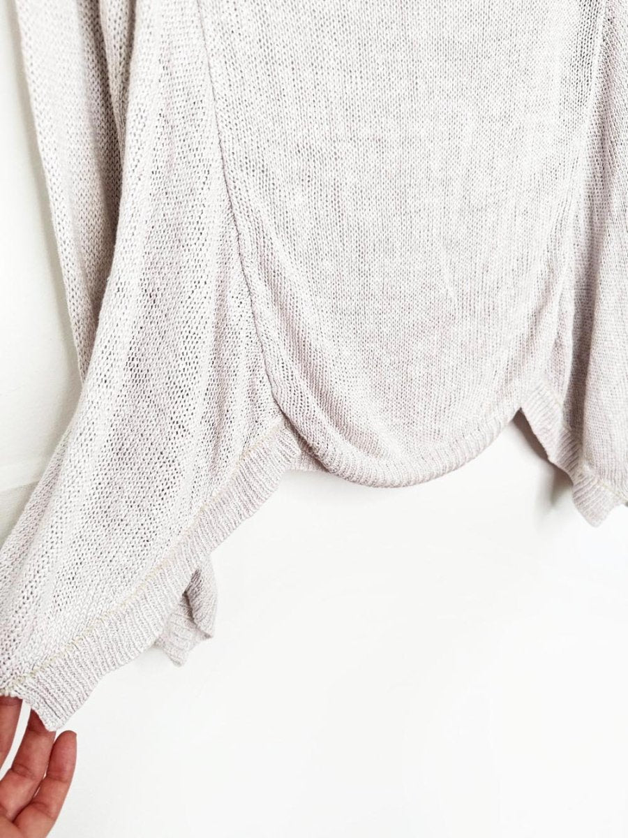 vince linen slub - knit summer sweater - good market thrift store