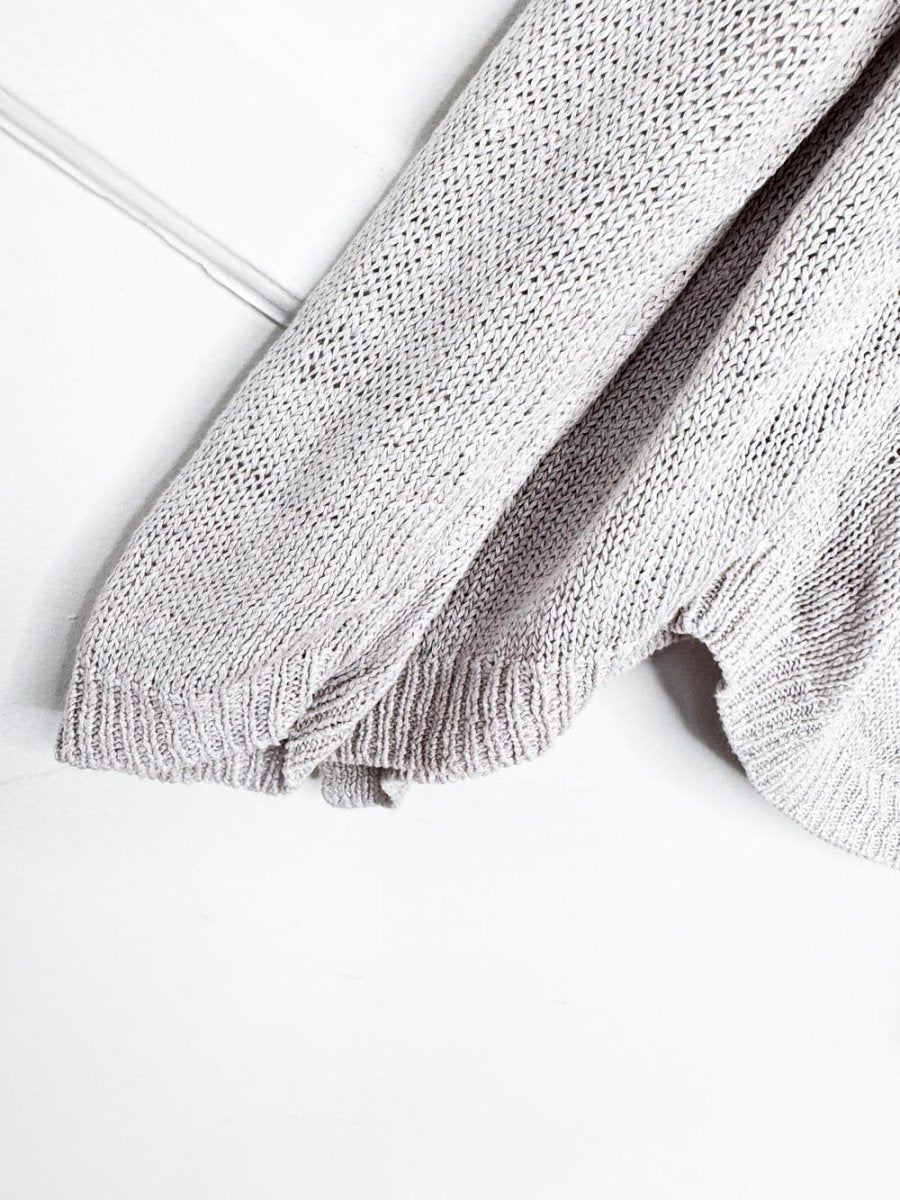 vince linen slub - knit summer sweater - good market thrift store