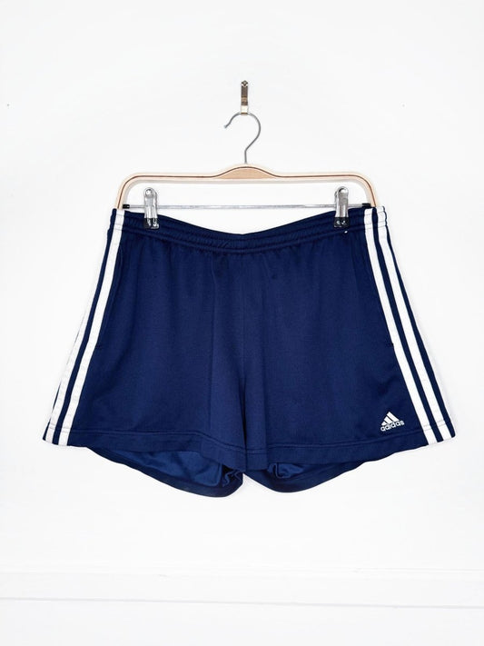 vintage 00s adidas three stripes sporty prep athletic shorts - good market thrift store