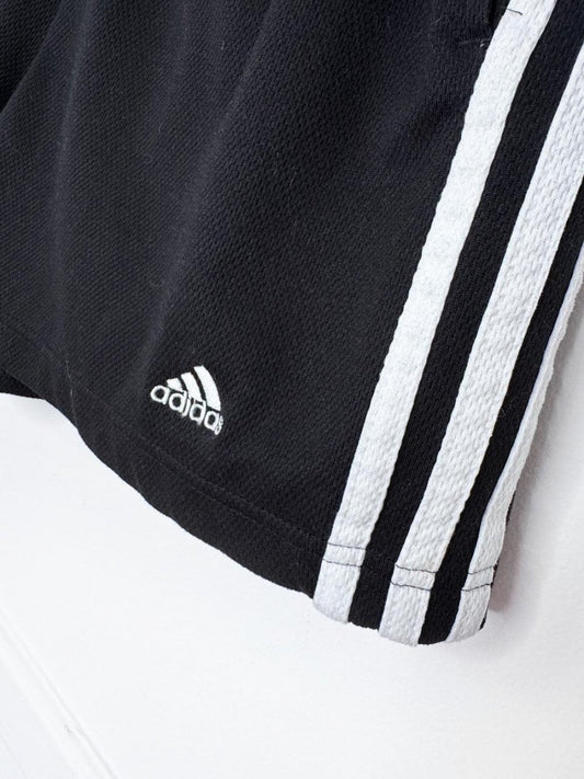 vintage 00s adidas three stripes sporty prep athletic shorts - good market thrift store