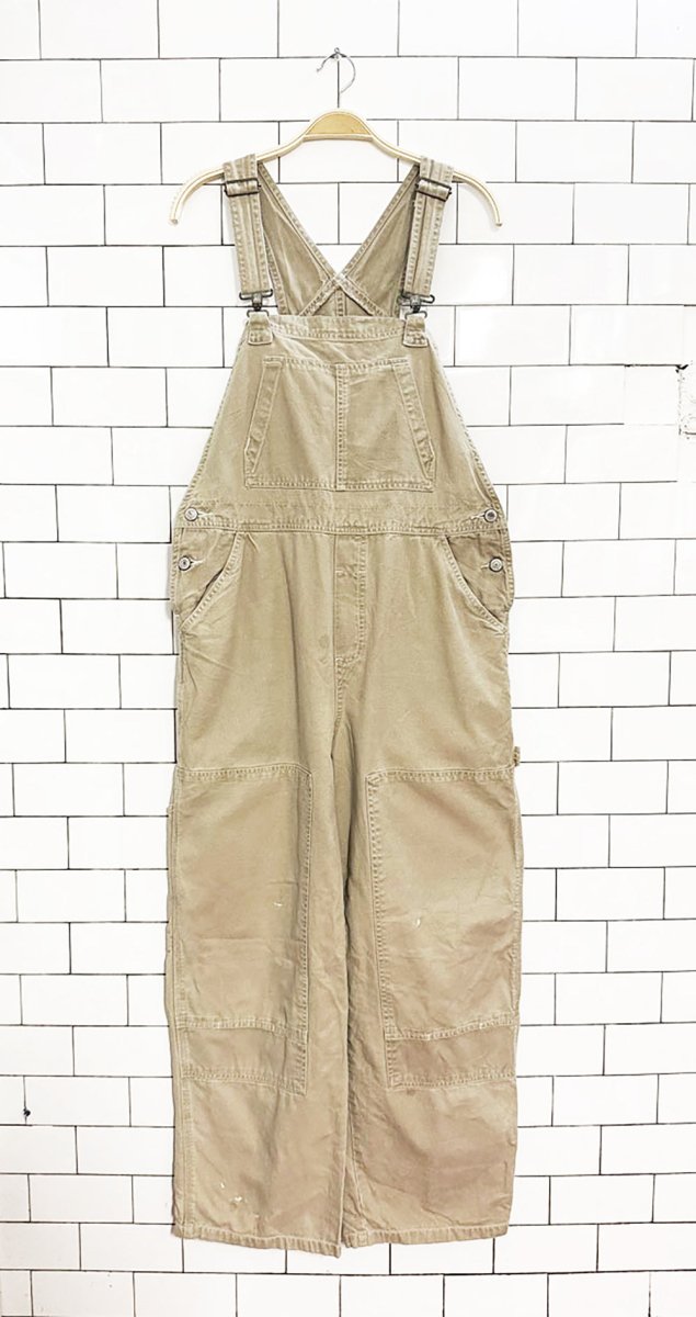vintage 00s AE supply co. double knee surplus overalls | american eagle - good market thrift store