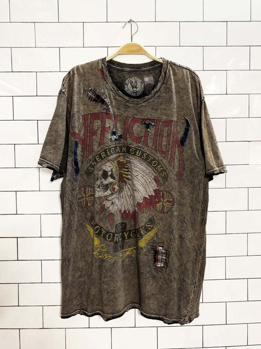vintage 00s affliction american customs t shirt - good market thrift store