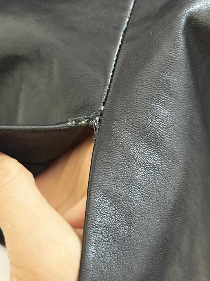 vintage 00s alfani soft leather mini skirt - good market thrift store