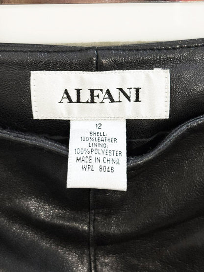 vintage 00s alfani soft leather mini skirt - good market thrift store